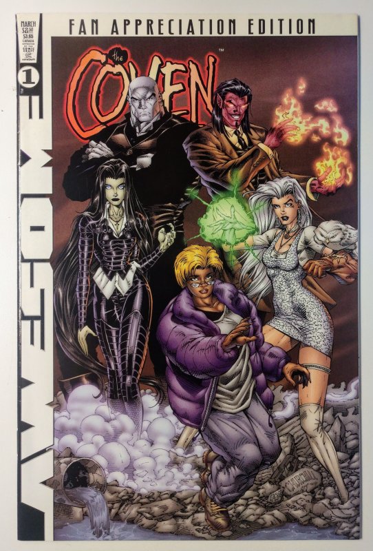 Coven #1 (9.0, 1997) Fan Appreciation Variant Cover 