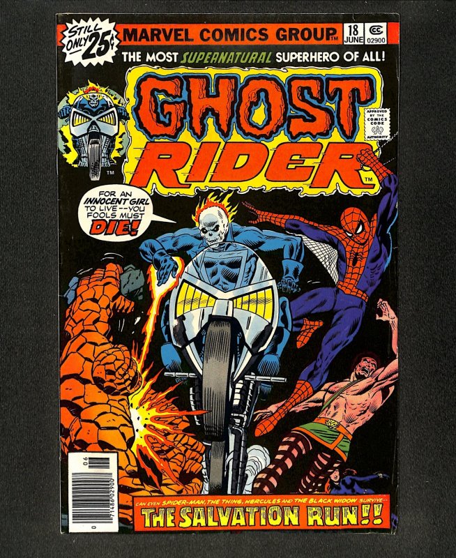 Ghost Rider (1973) #18 Spider-Man!