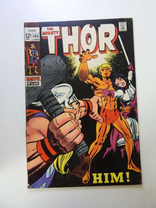 Thor #165 (1969) 1st Full Appearance of Warlock FN+ condition