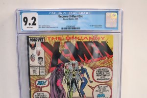 Uncanny X-Men #244 CGC 9.2 1st Appearance of Jubilee 1989 Marvel