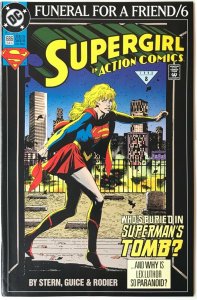 ACTION COMICS Issue 686 — SUPERMAN Supergirl — 1993 DC Universe VF+ Condition 