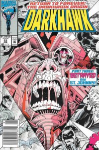 Darkhawk #23 (Newsstand) FN ; Marvel