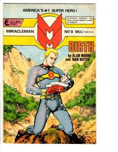 3 Miracleman Eclipse Comic Books # 7 9 10 Marvelman Alan Moore Chuck Beckum WT8