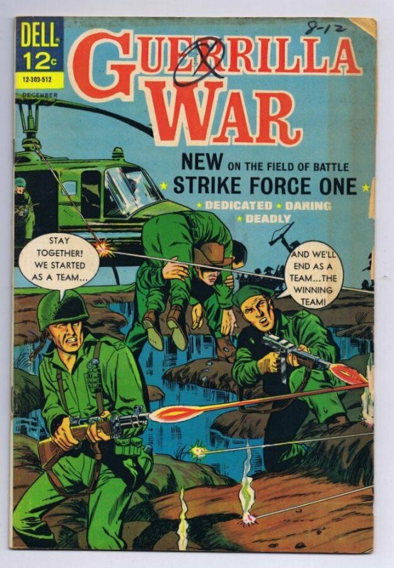 Guerilla War #13 ORIGINAL Vintage 1966 Dell Comics