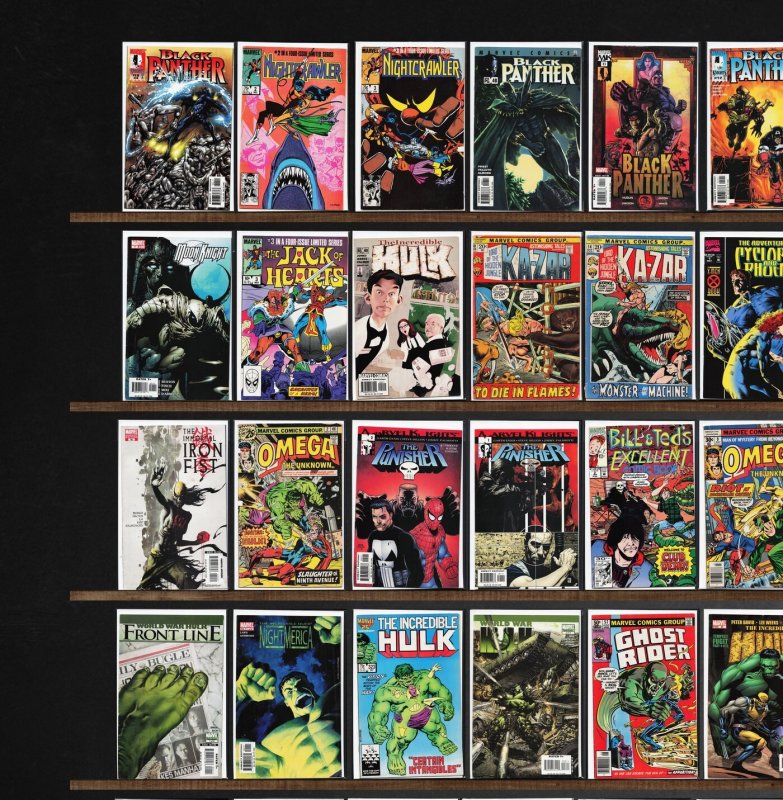 Huge Lot 150+ Comics with Captain America, Batman, Black Panther & More!
