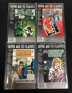 SILVER AGE CLASSICS 4PC (VF/NM) NEWSSTAND, GREEN LANTERN, THE FLASH, BATMAN 1992