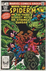 Marvel Team Up Annual #5 (1982, Marvel) VFN (8.0), Spiderman/Thing/Quasar