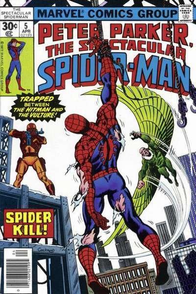 Spectacular Spider-Man (1976 series)  #5, VG+ (Stock photo)