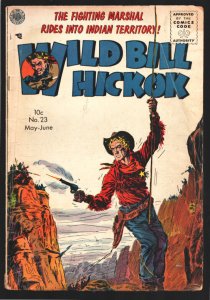 Wild Bill Hickok #23 1955-Avon-Everett Raymond Kinstler cover-Story art by La...