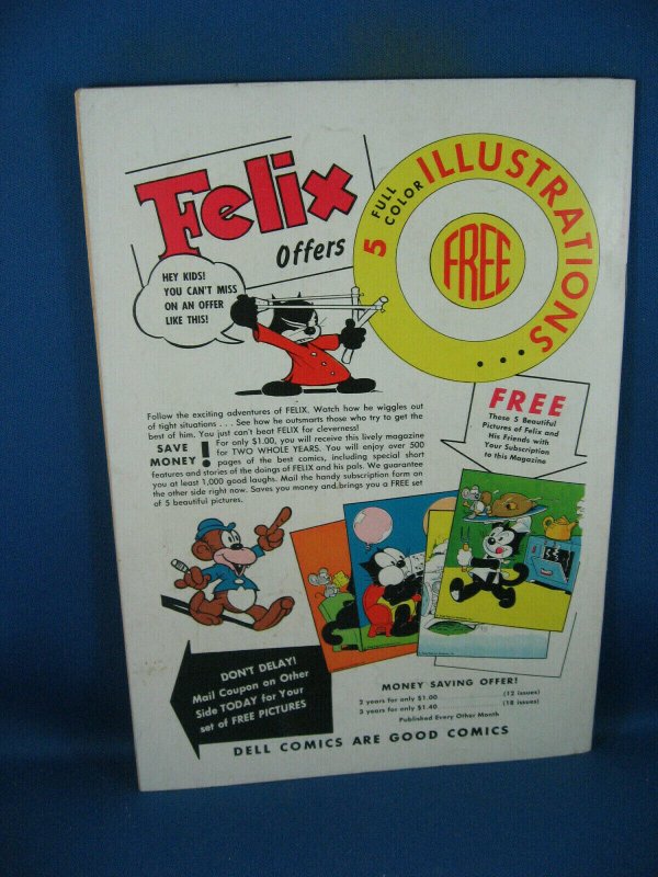 FELIX THE CAT 13 F VF DELL 1950