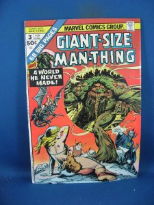GIANT SIZE MAN THING 3 F VF 1975