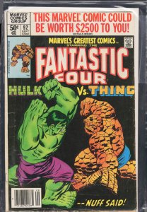 Marvel's Greatest Comics #92 (1980) Fantastic Four
