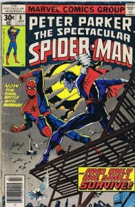 P Parker Spectacular Spider-Man #8 ORIGINAL Vintage 1977 Marvel Comics Morbius