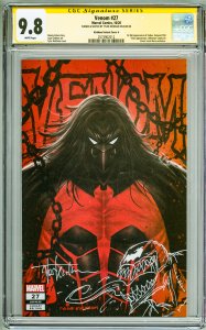 Venom #27 (2018) CGC 9.8! Kirkham Variant! 1st Full Appearance of Codex! W Pgs!