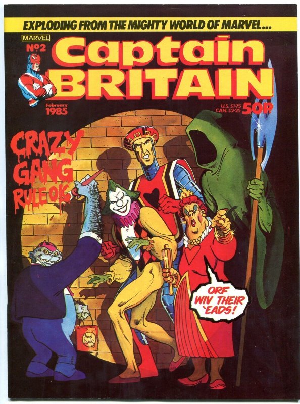 Captain Britain #2 1985- British Comic- Abslom Daak Dalek Killer NM-