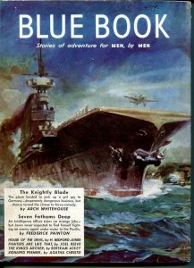 BLUE BOOK PULP-JULY1942-P/FR-STOOPS COVER-BEDFORD-JONES-NELSON BOND-HUGHES P/FR