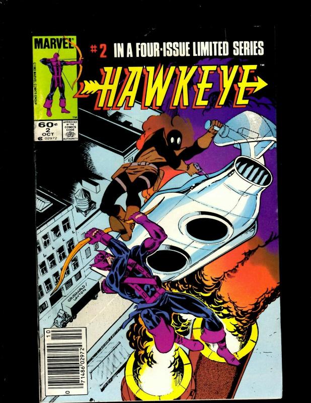 8 Comics Hawkeye 1-3 Hell's Angel 1 Gunhawks 1 Ghost Rider 26 27 NeXt 2 JF25