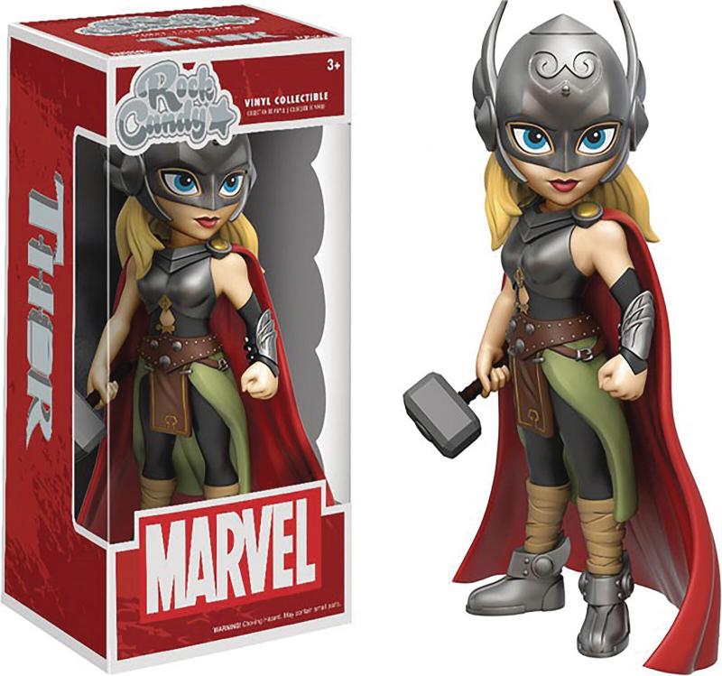 Rock Candy Marvel Lady Thor Figure (Funko, 2016) New!