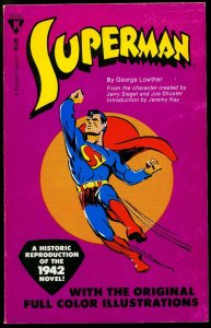 Superman by George Lowther Paperback 1979 reprint Siegel & Shuster