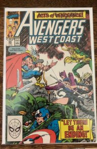 Avengers West Coast #55 Direct Edition (1990)