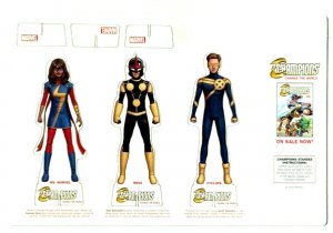 CHAMPIONS STANDEE & CIVIL WAR PROMOS CARD MARVEL COMICS 2016 NM.