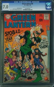 Green Lantern #66 (1969) CGC 7.0 FVF