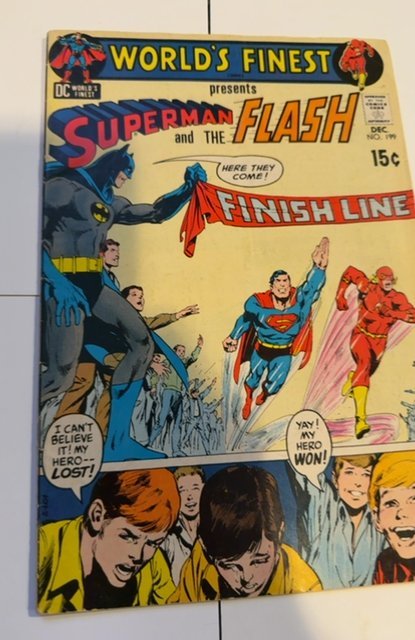 World's Finest Comics #199 (1970)Superman vs the flash Neal Adams art