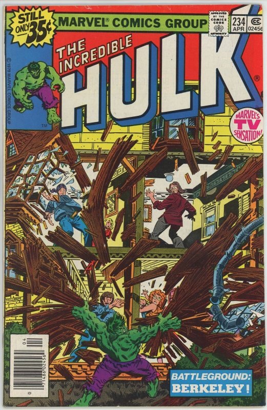 Incredible Hulk #234 (1962) - 6.5 FN+ *1st Appearance Quasar*