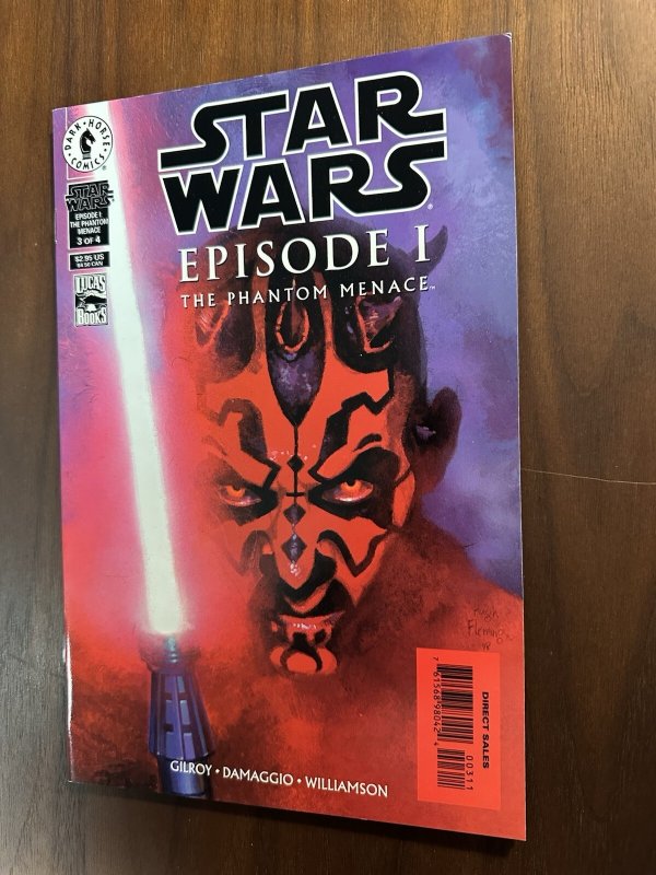 Star Wars Episode 1 Phantom Menace #3A VF- (Dark Horse 1999)