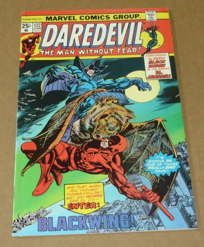 Daredevil #122 FN/VF 1975 Marvel Bronze Age Comic Book Nick Fury El Jaguar App