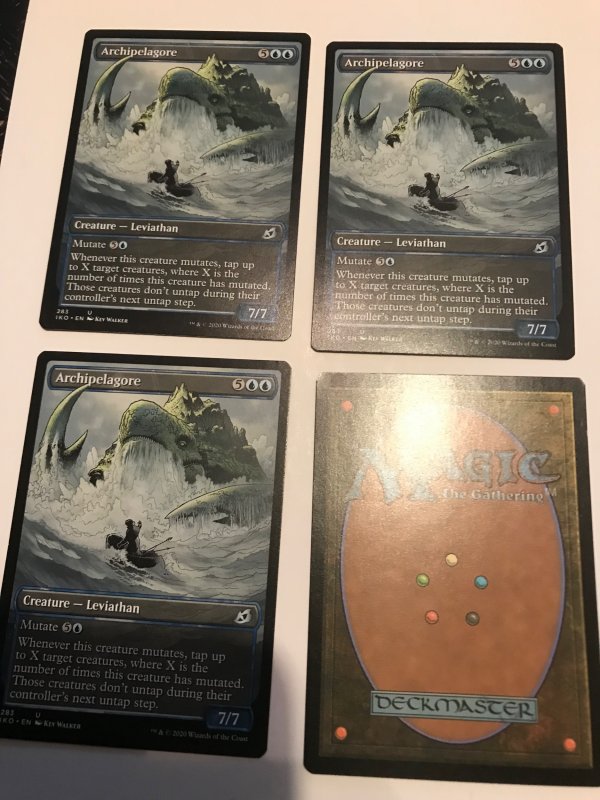 4 ARCHIPELAGORE (showcase) : Magic the Gathering MTG cards; IKORIA, NM