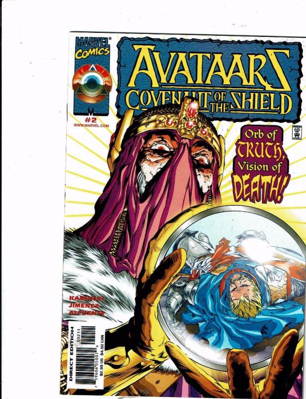 Lot of 2 Avataarz Covenant of the Shield Marvel Comic Books #2 3 BH51