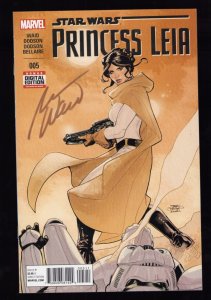 Star Wars: Princess Leia #5 - SIGNED (8.0) 2015