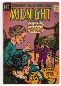 Midnight (1957) #6 VG/FN, Last issue in the series