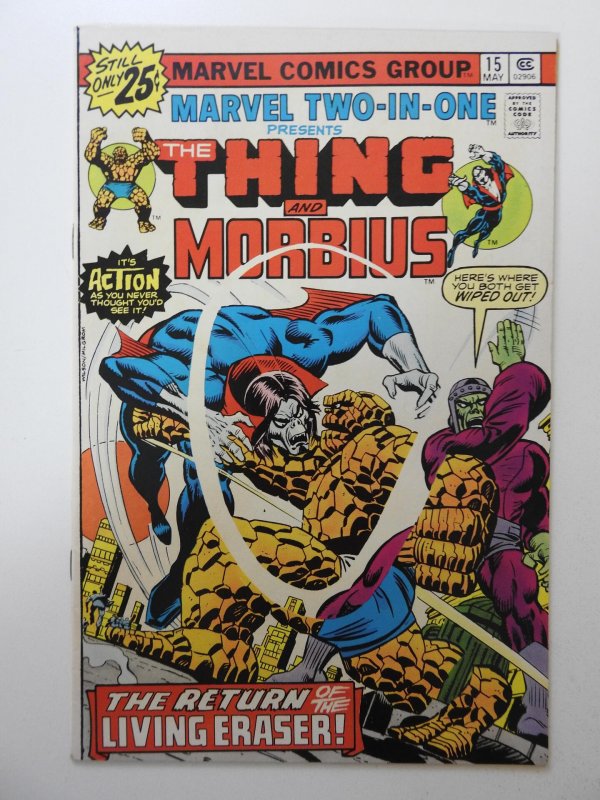Marvel Two-in-One #15 (1976) FN Condition! MVS intact!