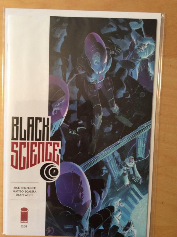 BLACK SCIENCE 1 - 5, 9 - 19, AVG GRADE NM, 1ST PRINTS, REMENDER, FEAR AGENT