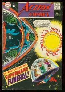 ACTION COMICS #365 1968- SUPERMAN-DC COMICS FN 