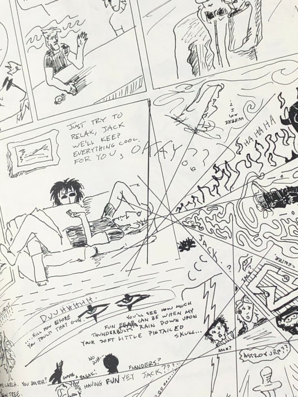 Jack Fear World Tour (1993) Cameos by Rorschach, Morpheus, Crow & Constantine