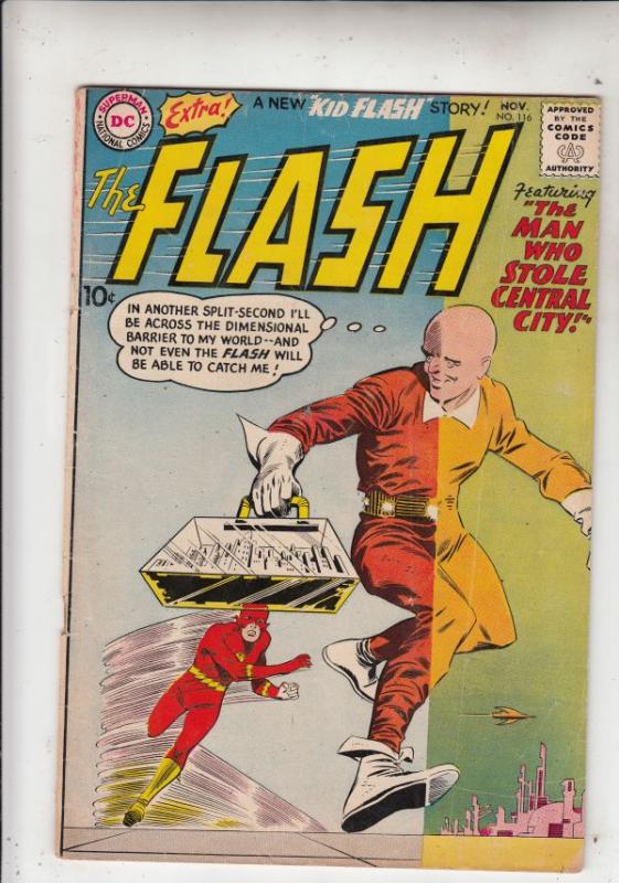 Flash, The #116 (Nov-60) VG+ Affordable-Grade Flash, Kid Flash