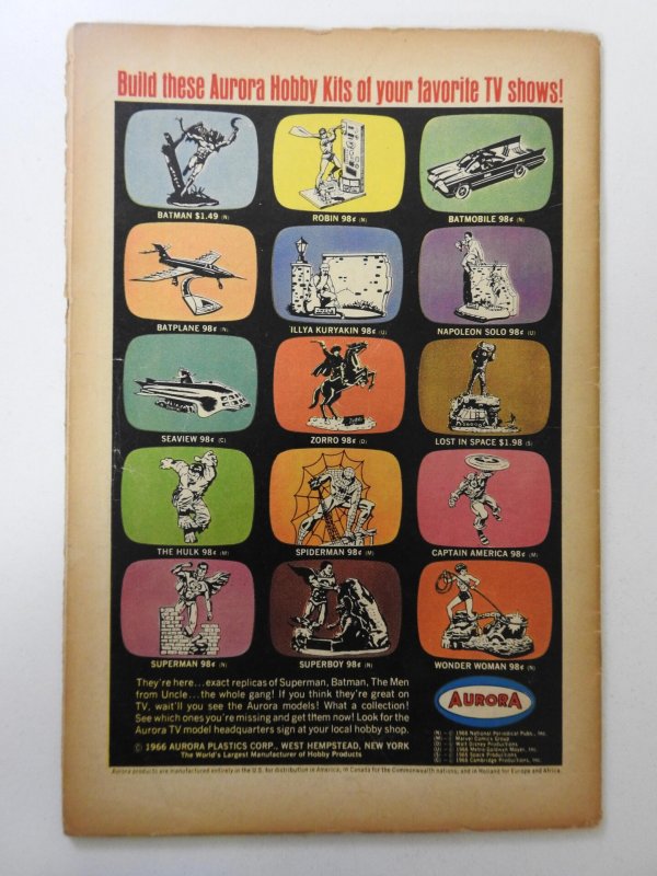 Fantastic Four #61 (1967) GD Condition centerfold detached