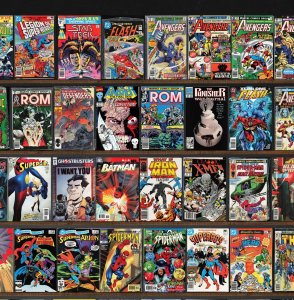 Huge Lot 150+ Comics with The Avengers, Micronauts, Rom & More!
