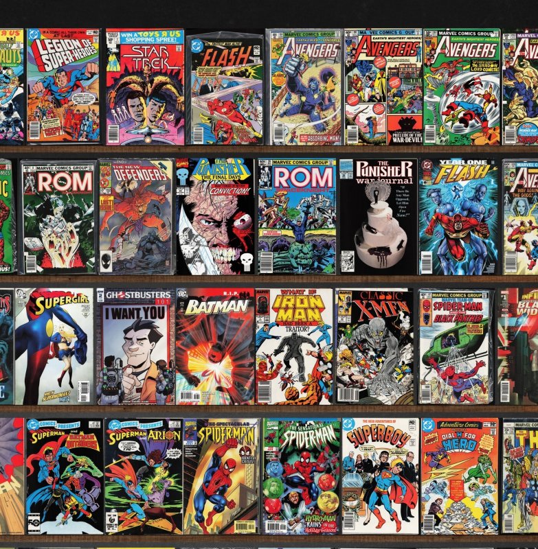 Huge Lot 150+ Comics with The Avengers, Micronauts, Rom & More!