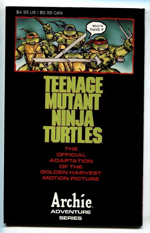 TEENAGE MUTANT NINJA TURTLES The Movie Comic Book 1990 Archie NM-