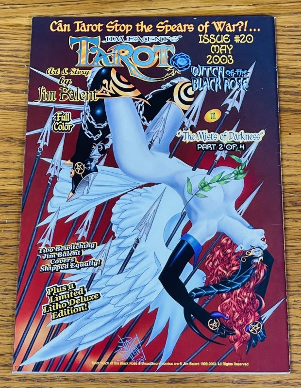 TAROT WITCH OF THE BLACK ROSE #19 JIM BALENT 2003 Comic Book Mists Darkness 1