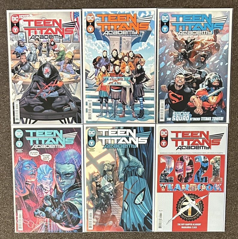 Teen Titans Academy #1,2,3,4,5,1 DC Comics