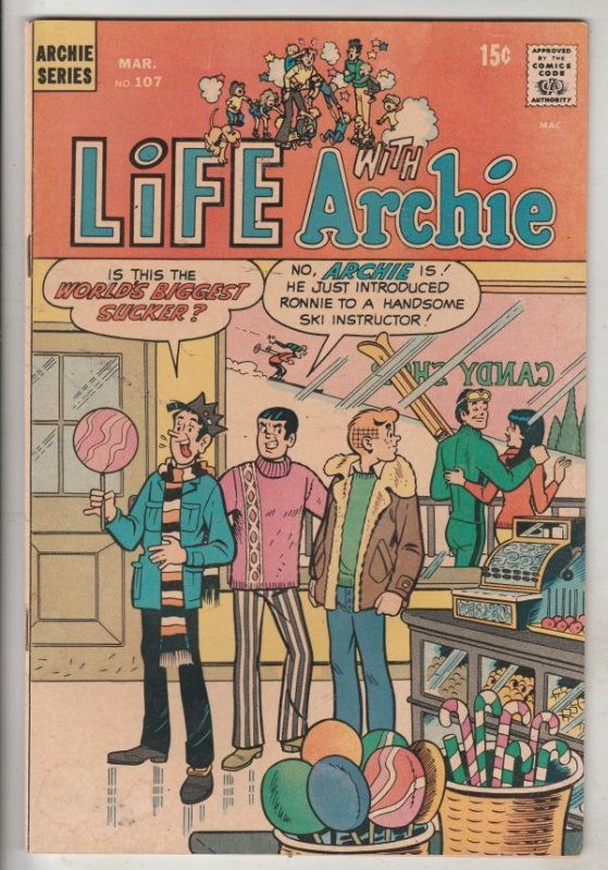 Life with Archie #107 (Mar-71) VF High-Grade Archie, Jughead, Betty, Veronica...