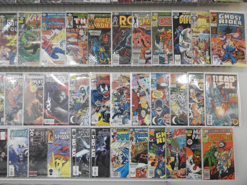 Huge Lot 140+ Comics W/ Black Panther, Spidey, Moon Knight+ Avg Fine/VF Cond!!