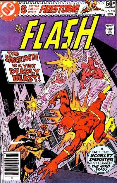 Flash, The (1st Series) #291 (Newsstand) FN ; DC | November 1980 Firestorm Saber