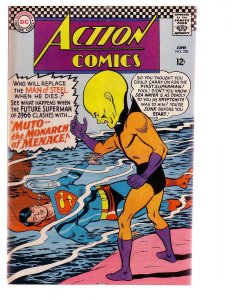 ACTION COMICS #338 1966-SUPERMAN-MUTO MONARCH MENACE-very good/fine VG/FN