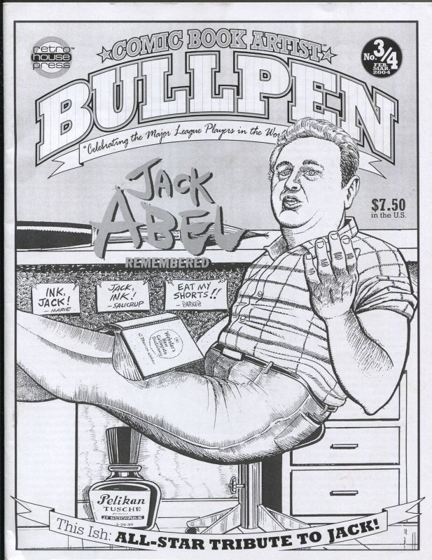 Comic Book Artist Bullpen #3/4  2004-Double issue-Jack Abel Edition-VF/NM